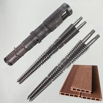 Conical Twin Screw Extruder Parts For Uniform Plasticizing And Mixing