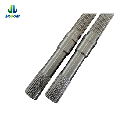 Super Anti Wear Plastic Extruder Accessories Screw Shaft For Masterbatch And Polymer Production