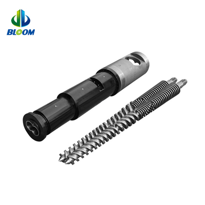 High Effiency Conical Twin Screw And Barrel For PVC Production