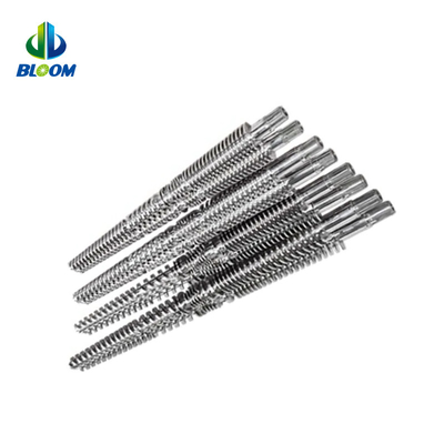 High Effiency Conical Twin Screw And Barrel For PVC Production