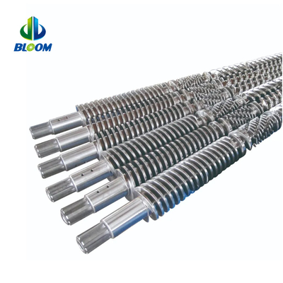 High Effiency Conical Twin Screw And Barrel For PVC Production