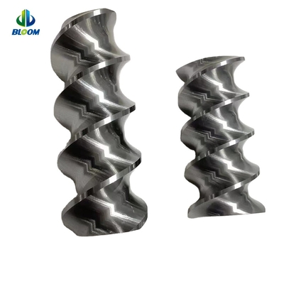 Customzied Twin Screw Elements For Fluoroplastic Fluororubber Production In Plastic Repairing