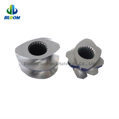 Customzied Twin Screw Elements For Fluoroplastic Fluororubber Production In Plastic Repairing