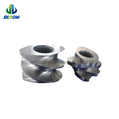 Customzied Twin Screw Elements For Fluoroplastic Fluororubber Production In Plastic Repairing