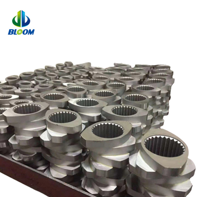 Customzied Twin Screw Elements For Fluoroplastic Fluororubber Production In Plastic Repairing