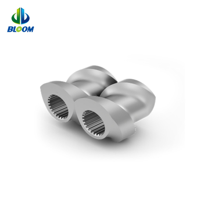 Parallel Co Rotating Twin Screw Plastic Extruder Nickel Alloy Screw For PEEK Production