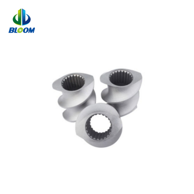 Parallel Co Rotating Twin Screw Plastic Extruder Nickel Alloy Screw For PEEK Production