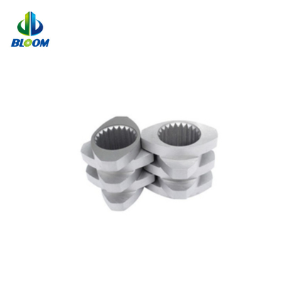 Parallel Co Rotating Twin Screw Plastic Extruder Nickel Alloy Screw For PEEK Production