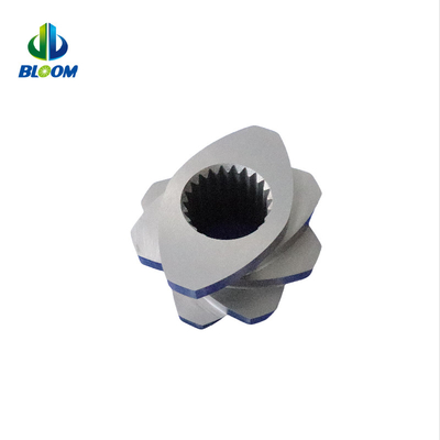 Parallel Co Rotating Twin Screw Plastic Extruder Cobalt Alloy Screw For PEEK PVDF