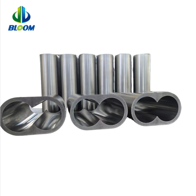 Parallel Co Rotating Twin Screw Plastic Extruder Cobalt Nickel Alloy Barrel Liner For PEEK
