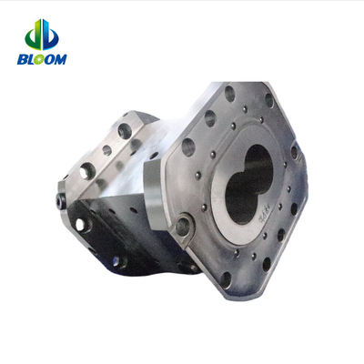 Customized Twin Plastic Extruder Screw Barrel For Engineering Plastic PEEK Production
