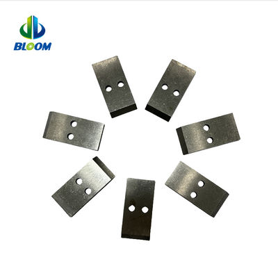 Custom Blade Special Shaped Small Industrial Machine Knife For Food Packaging Plastic Recycling SS Steel Wear Resistance
