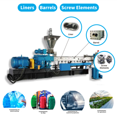 Alloy Steel Twin Screw Extruder Barrel for Reinforced Compounds