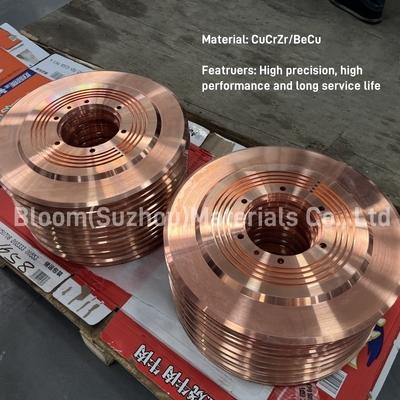 CuCrZr Alloy Seam Welding Wheel for Resistance Welding