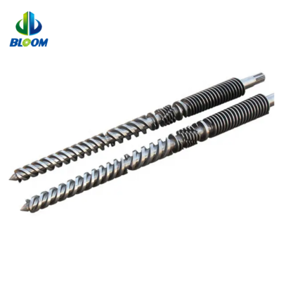 Conical Twin Screw Barrel for Plastic Rubber Extruder