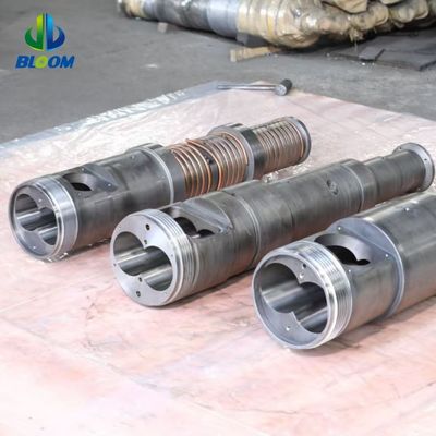 High-Accuracy 38CrMoAlA Conical Twin Screw Barrel for Progressive Compression in Plastic and Rubber Extrusion