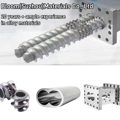 High Precision Twin Screw Elements for Polymer Compounding in Plastic Industry Parallel Twin Screw Extruders