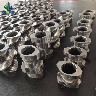 High Precision Twin Screw Elements for Polymer Compounding in Plastic Industry Parallel Twin Screw Extruders