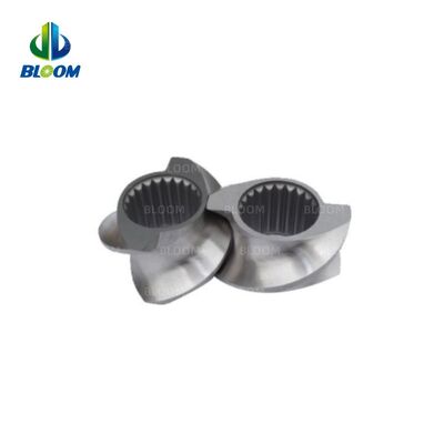 Modular Structure Screw and Barrel for Plastic Twin-Screw Extruder with 15.6-250mm Specification and W6Mo5Cr4V2 Material