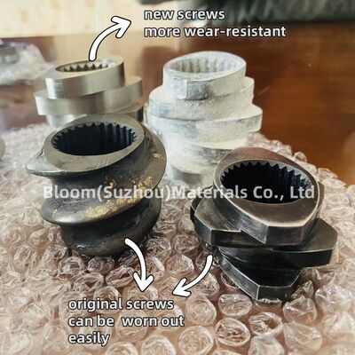Wear and Corrosion Resistant Twin Screw Extruder Parts with Customized Specifications and High Torque Capacity