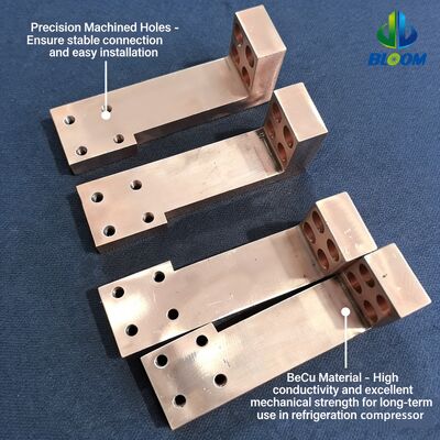 High Conductivity BeCu Connection Components Customizable for Refrigeration Compressors