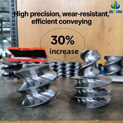 Customized Wear and Corrosion Resistant Bimetallic Screw Segments for Twin Screw Extruder Parts with High Torque Capacity