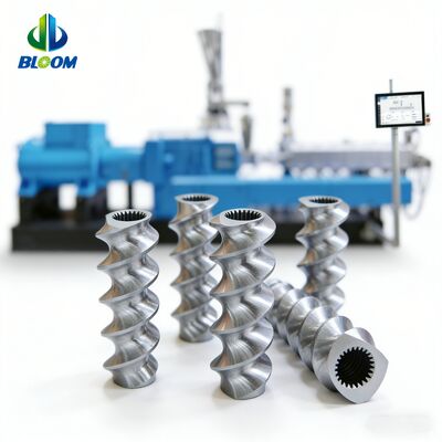 Customized Wear and Corrosion Resistant Bimetallic Screw Segments for Twin Screw Extruder Parts with High Torque Capacity