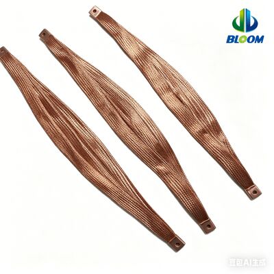 Customizable Dimensions Copper Braided Busbar with High Conductive Efficiency and Vibration Absorption for Electrical Systems