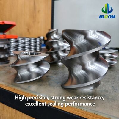 Wear and Corrosion Resistant Twin Screw Extruder Screw Elements with CNC Precision Machining and HRC 58-62 Hardness