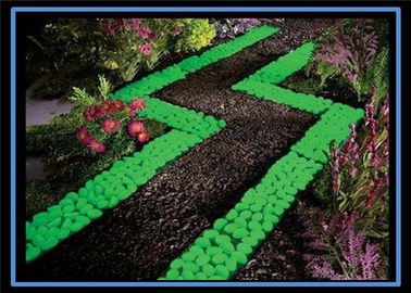 Yellow Green Color Luminescent Materials Glow In The Dark Garden Stones