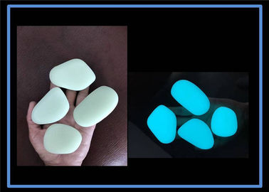 Luminescent Stones Glowing In The Darkness