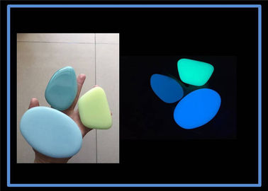 Luminescent Stones Glowing In The Darkness