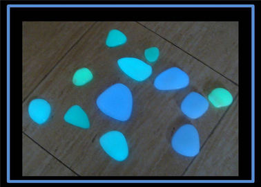 Luminescent Stones Glowing In The Darkness