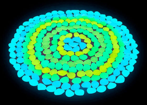3mm Garden Decoration Resin Pebbles Luminous Stone