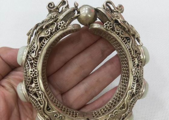 Chinese Traditional Auspicious Patterns Bracelet With Good Blessing