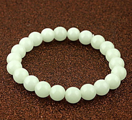Ladies Luminescent Stone Bracelet With Natural Night Pearl Beads