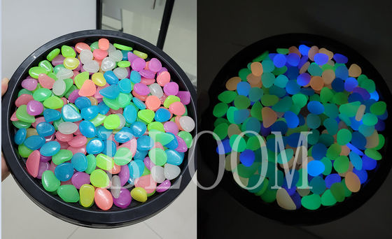 2mm 3mm Glow In The Dark Stone Garden Fish Tank Decoration