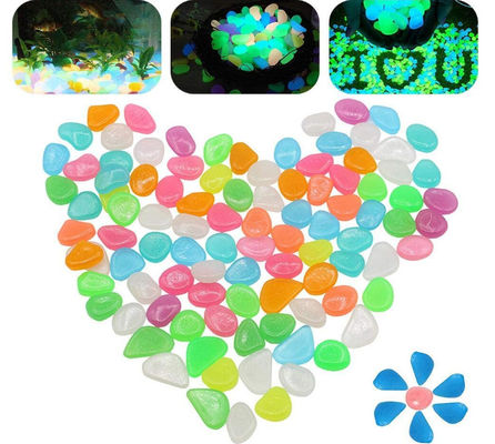 2mm 3mm Glow In The Dark Stone Garden Fish Tank Decoration
