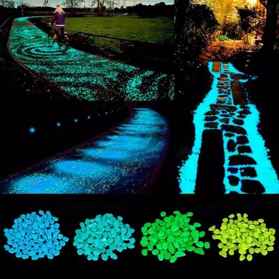 2mm 3mm Glow In The Dark Stone Garden Fish Tank Decoration