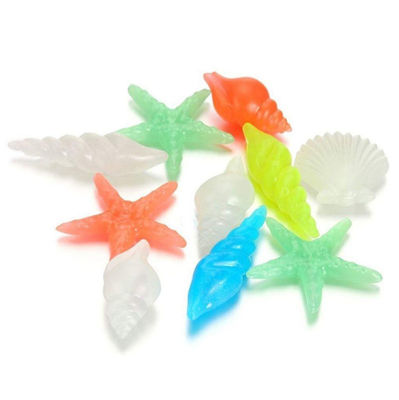 Marine Organism Type 3mm Night Glow Pebbles For Fish Tank
