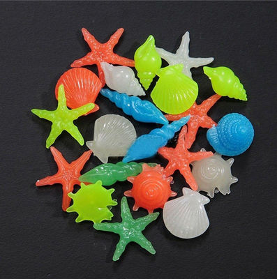Marine Organism Type 3mm Night Glow Pebbles For Fish Tank