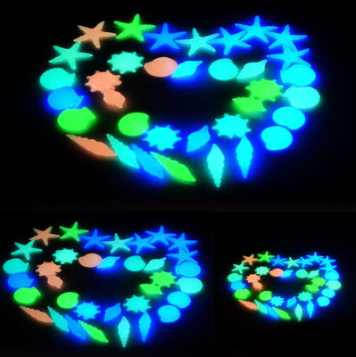 Marine Organism Type 3mm Night Glow Pebbles For Fish Tank