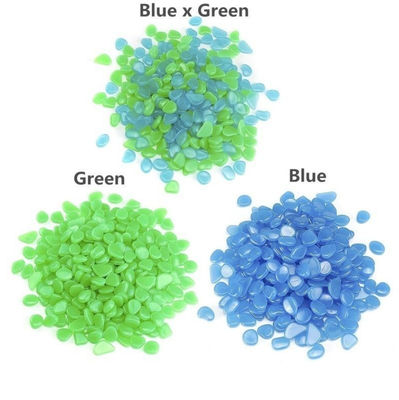 Sidewalk And Aquarium Decoration Glow In The Dark Stones Size 2Cm 3Cm