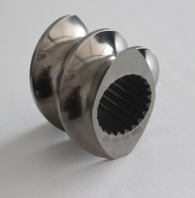 Abrasive Blasting Twin Segment Screw For Plastic Machine