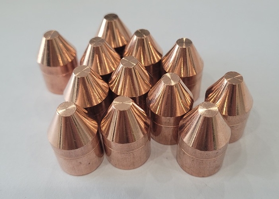 Welding Electrode Cap Tip Copper Alloy Flange Type