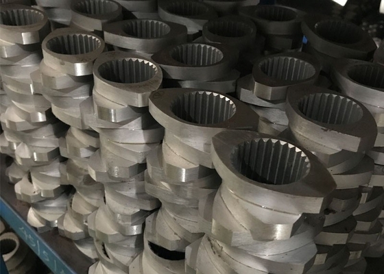 Complete 316L Twin Screw Element For Compounding Extruder