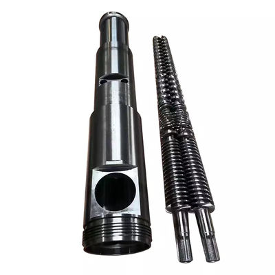 Screw Barrel Of Injection Modling Machine Twin Screw Extruder Parts