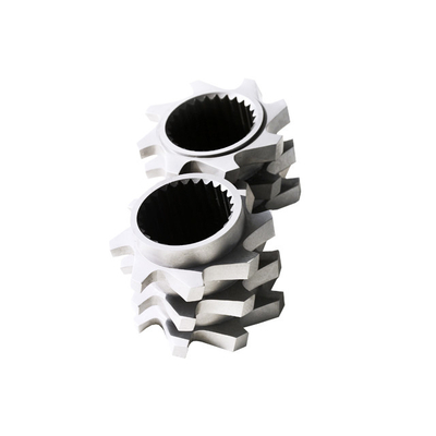 Twin Screw Shaft And Screw Elements For Plastic Bag Extruder