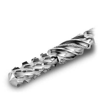 Single Screw Extruder Barrel For Granulation Machine Bimetallic