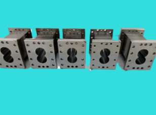 Berstoff Parallel Twin Screw Barrel Elements Bimetallic Pip Sheet Extruder